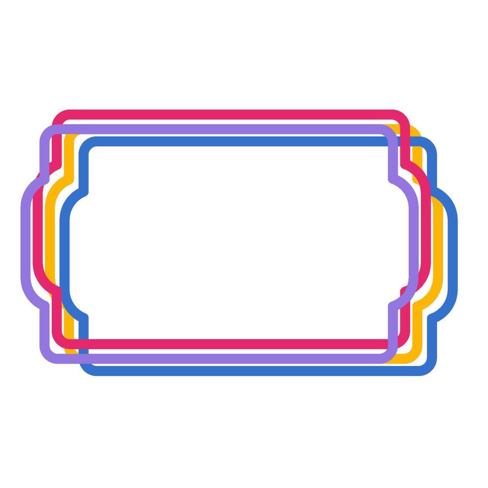 frame rectangle illustration vector