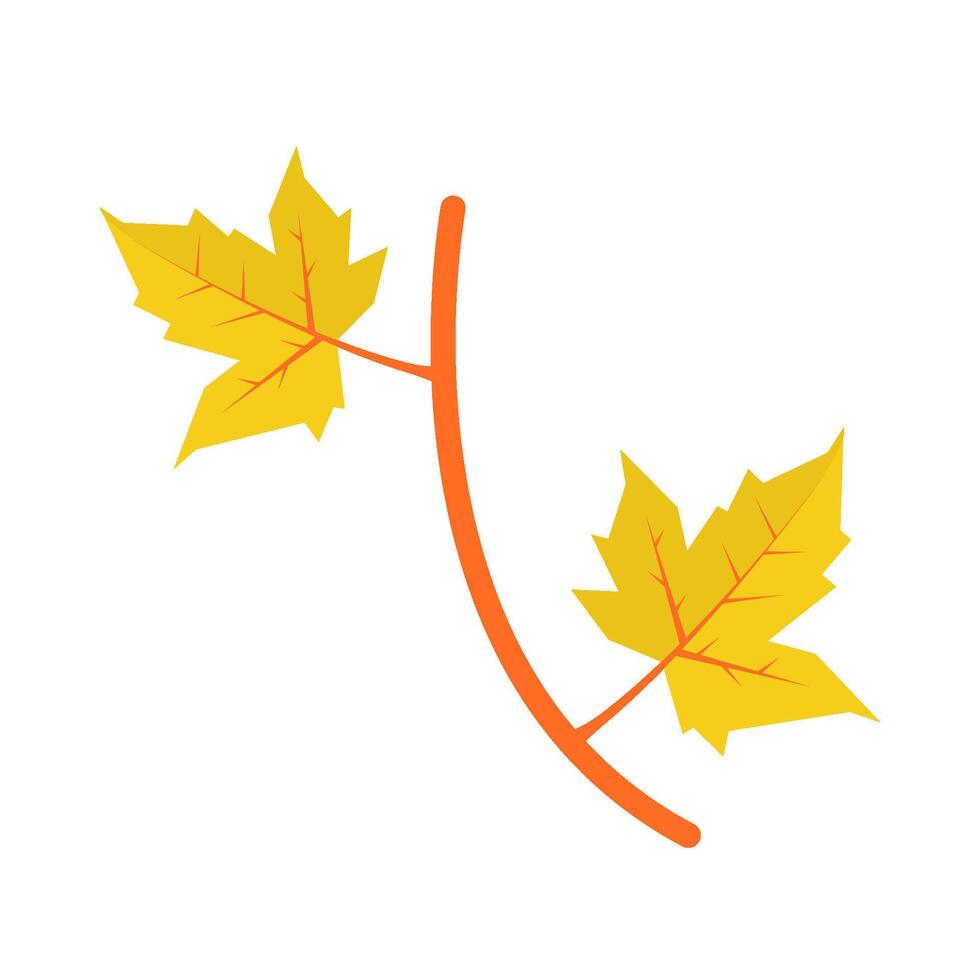 arce hoja otoño ilustración vector