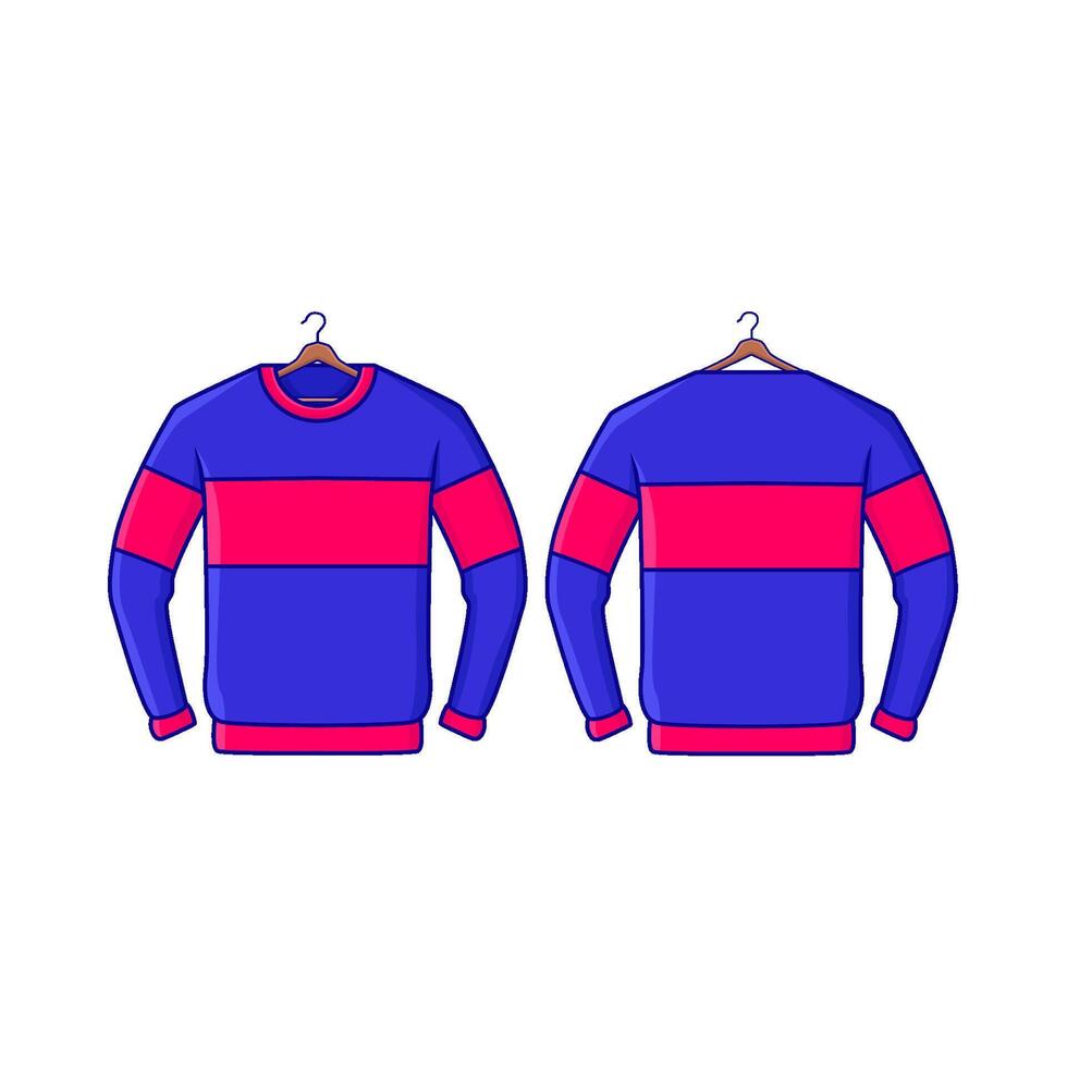 sweater hanging illustration vector
