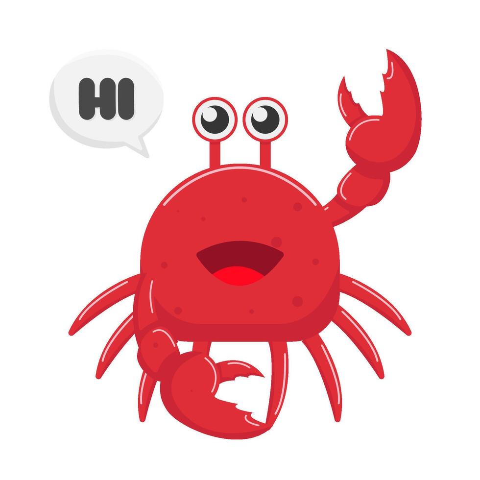 ab with hi in speech bubble illustration vector