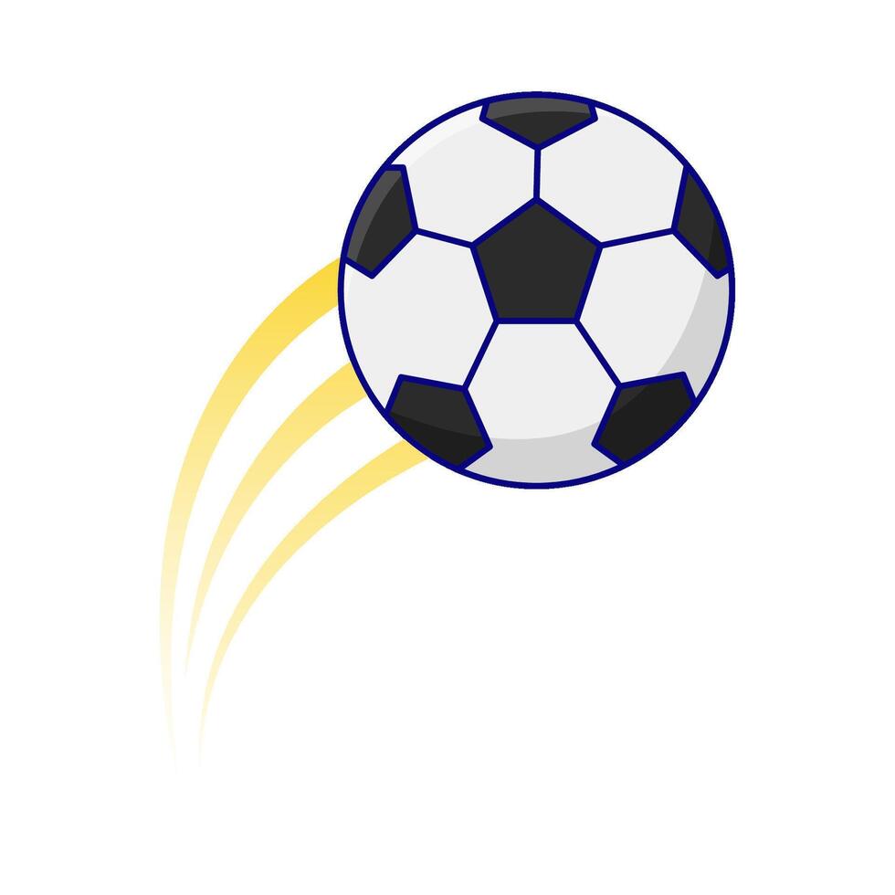Ilustración de balón de fútbol vector