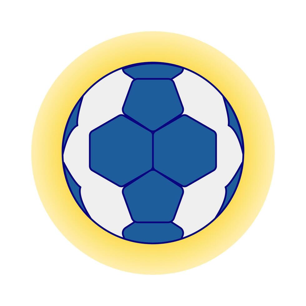 Ilustración de balón de fútbol vector