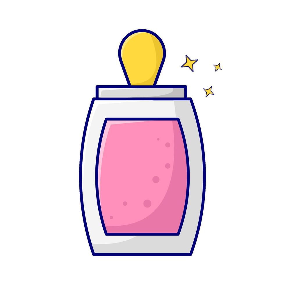 bottle parfume  illustration vector