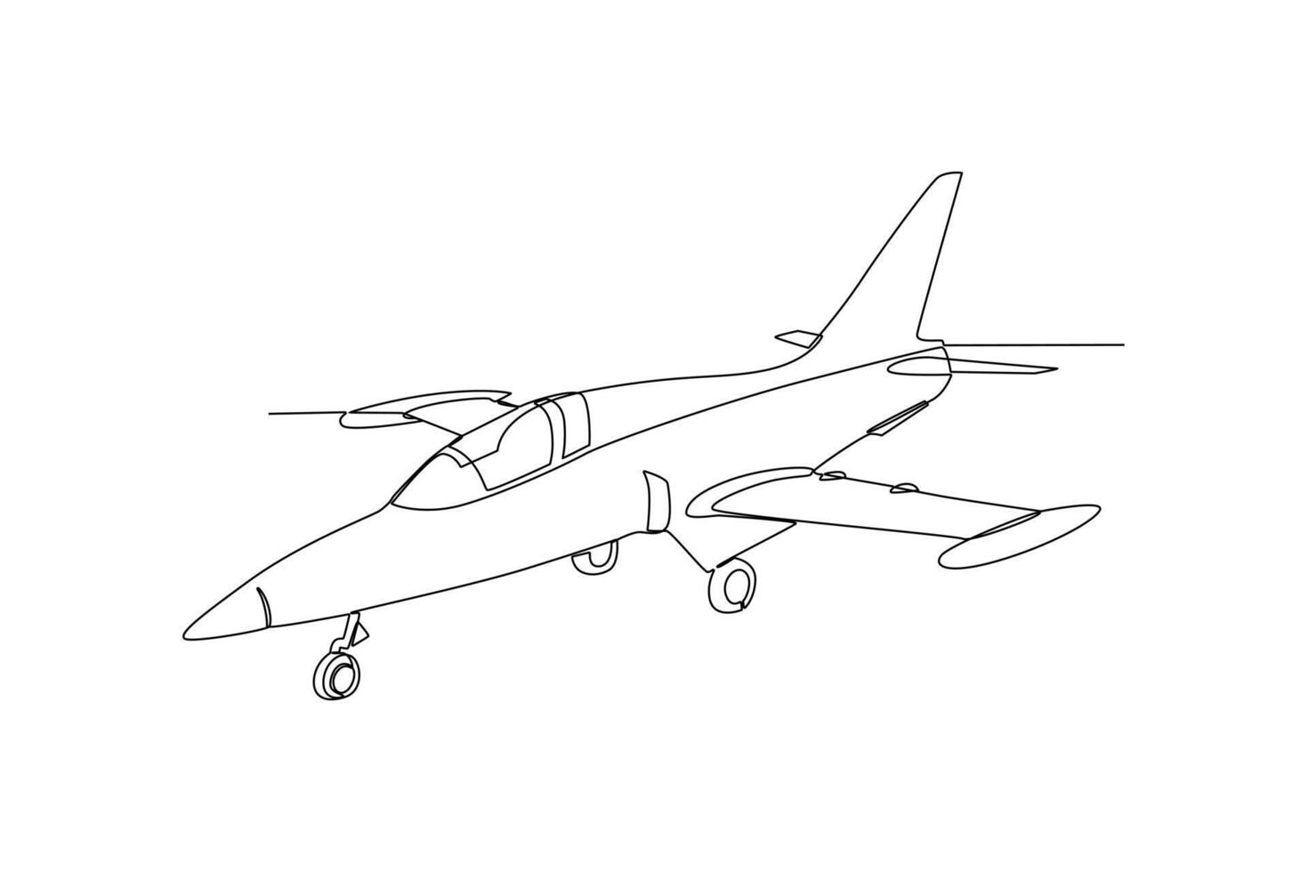 Continuous one line drawing Air transportation concept. Doodle vector illustration.