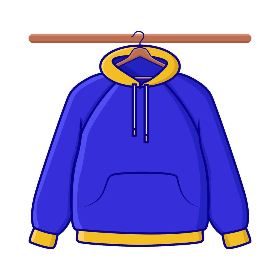 jacket hanging illustration vector