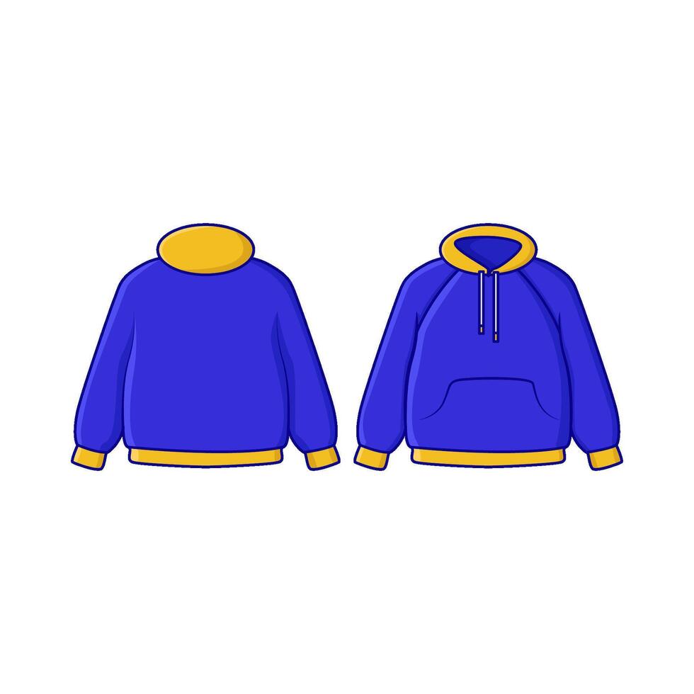 hoodie jacket illustration vector