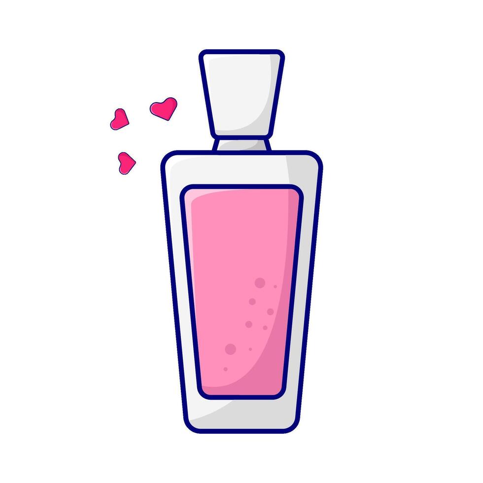 bottle parfume  illustration vector