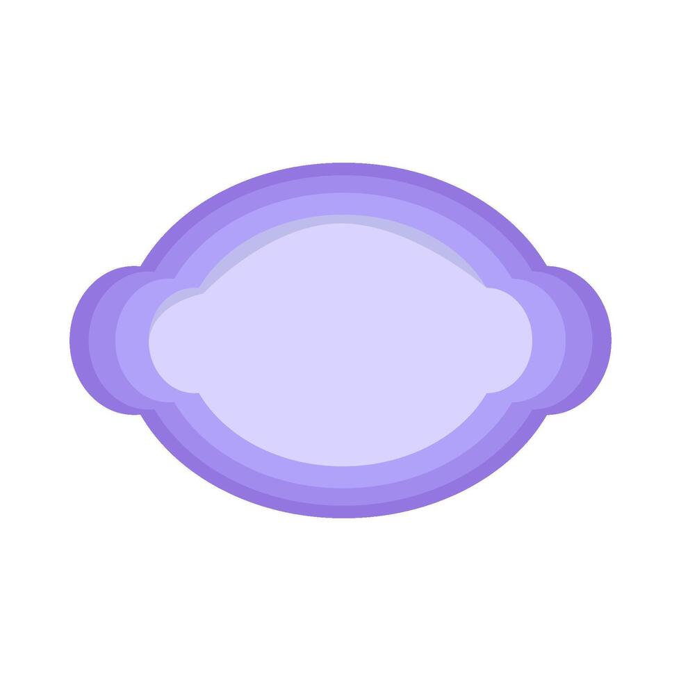 frame oval illustration vector