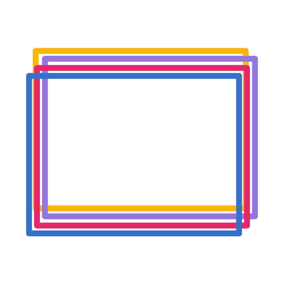 frame rectangle illustration vector