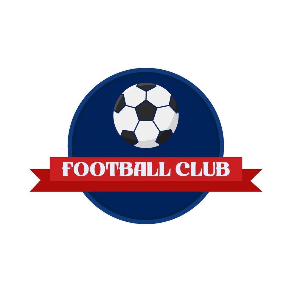 fútbol americano club con bandera ilustración vector