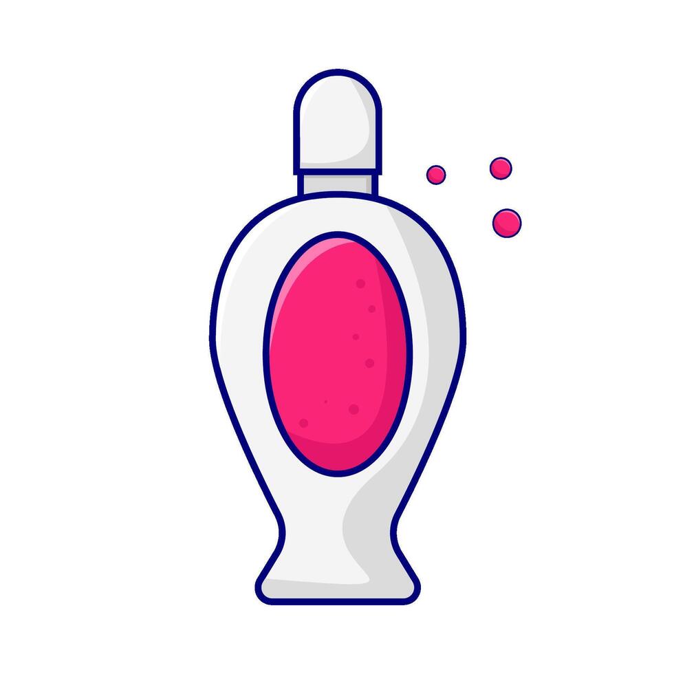 bottle parfume  illustration vector