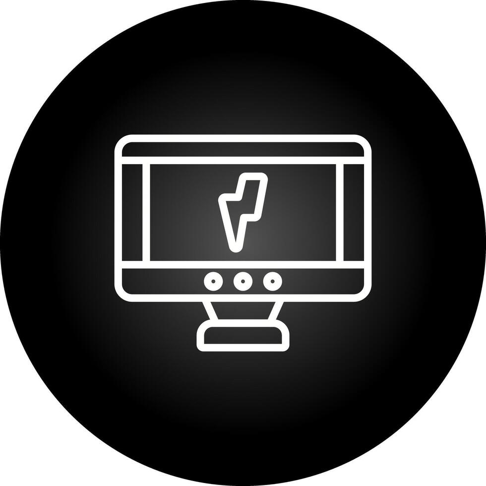 Thunderbolt Vector Icon