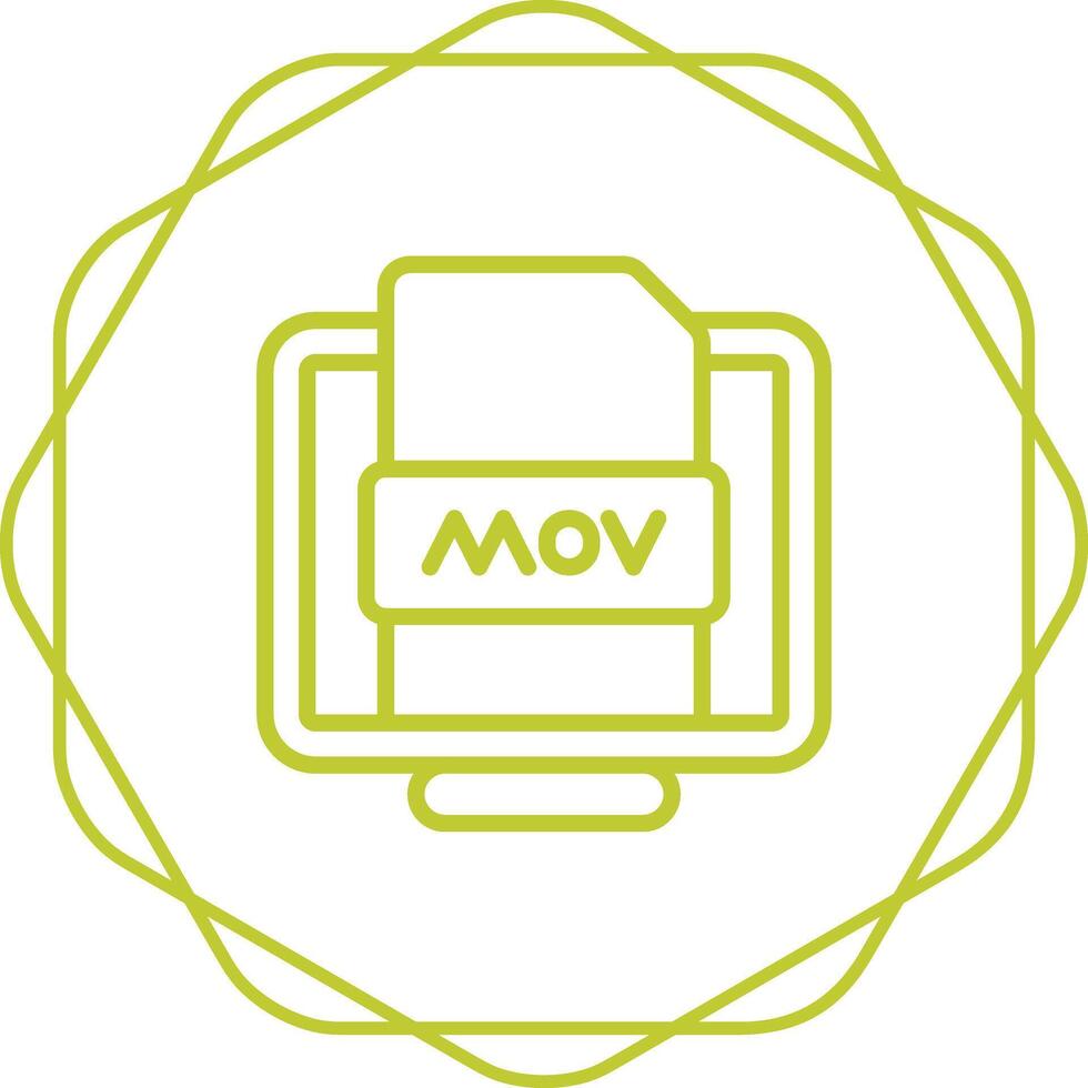 Mov File Vector Icon