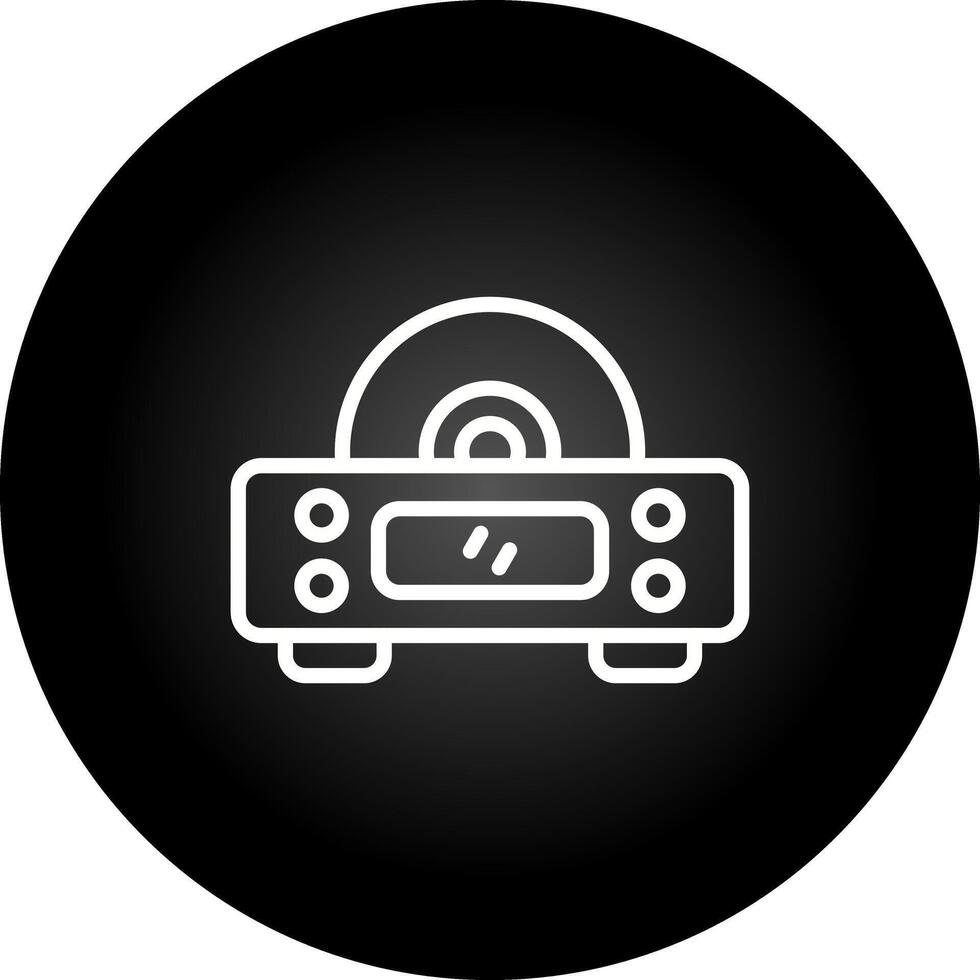 Cd Player Vector Icon
