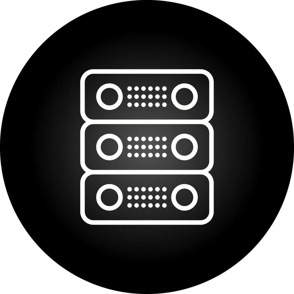 Dedicated Server Vector Icon