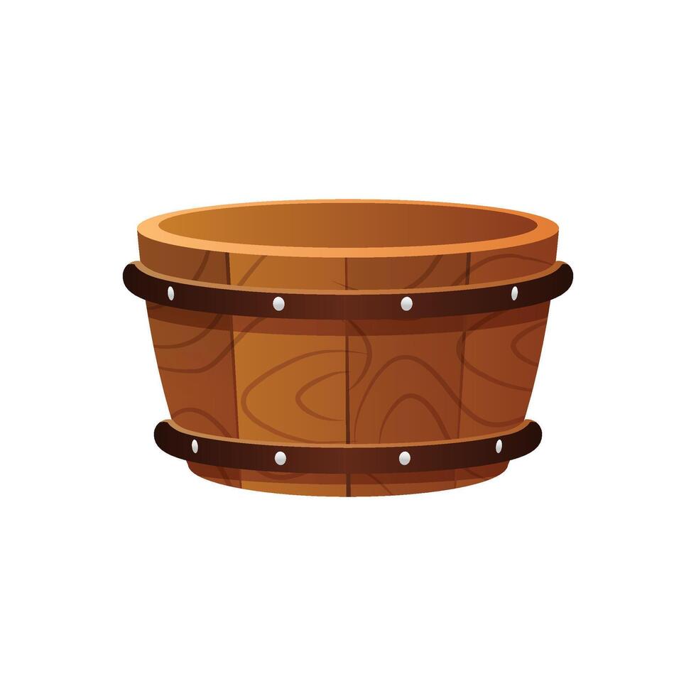 Vector a flower pot on white background