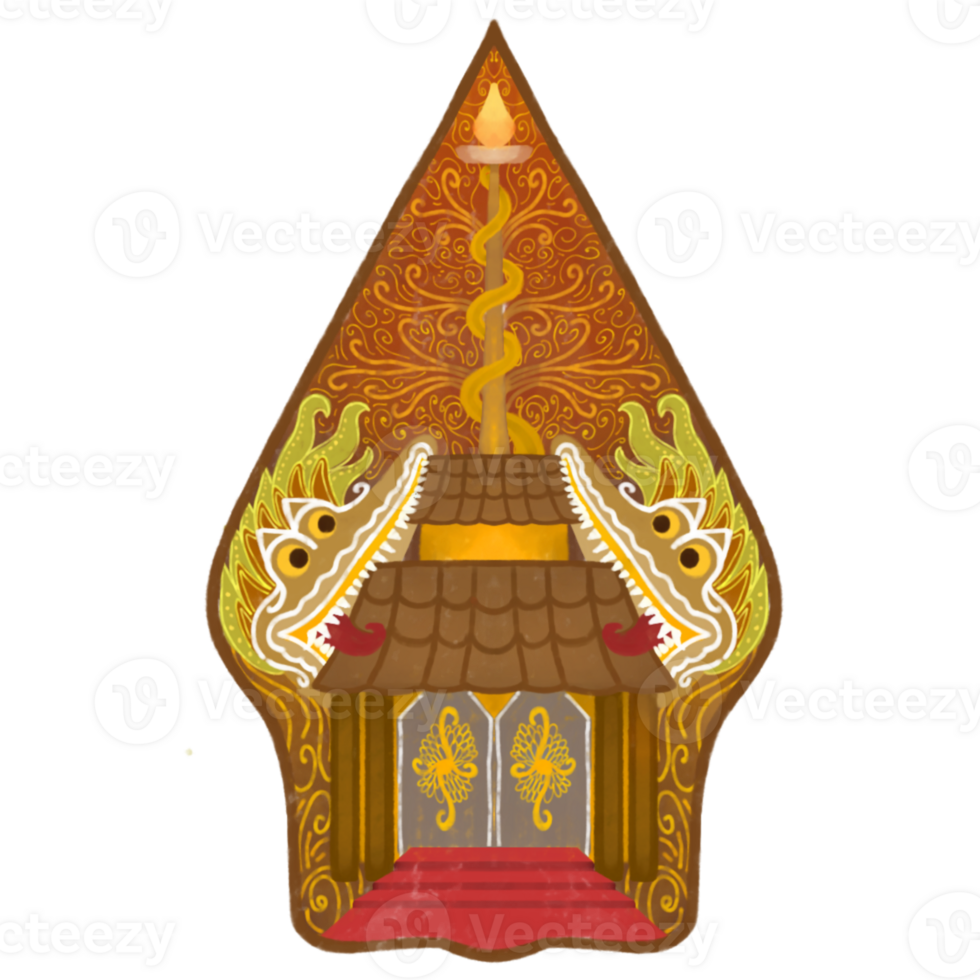 gunungan wayang indonesian traditional art png