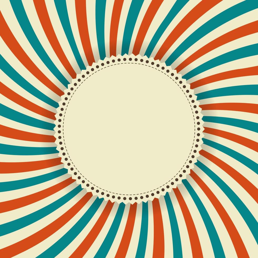 vintage design template with label stripes banner. - Vector. vector