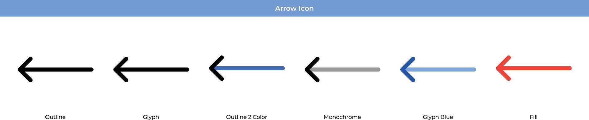 Arrow Icon Set vector