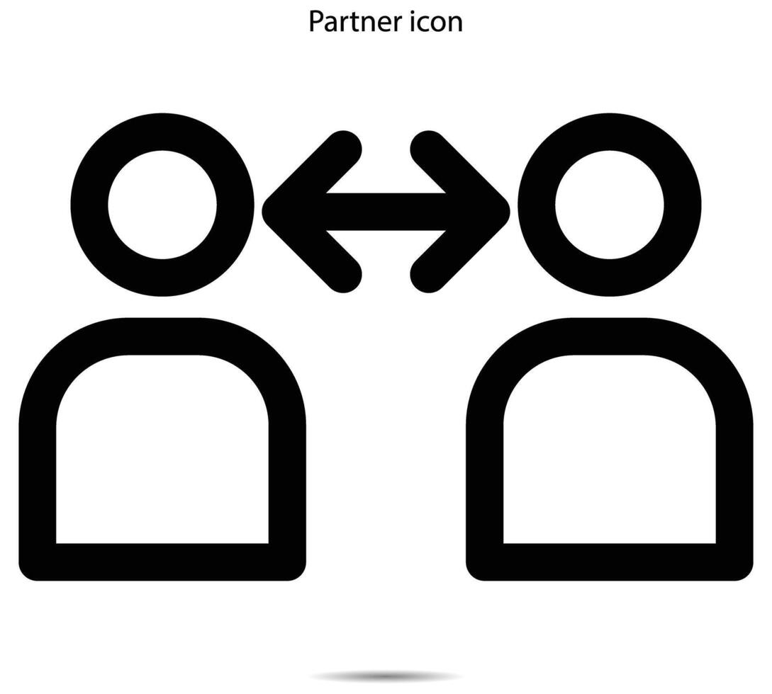 Partner icon, Vector illustrator