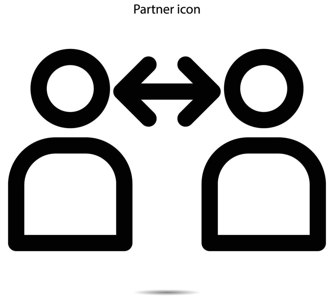 Partner icon, Vector illustrator