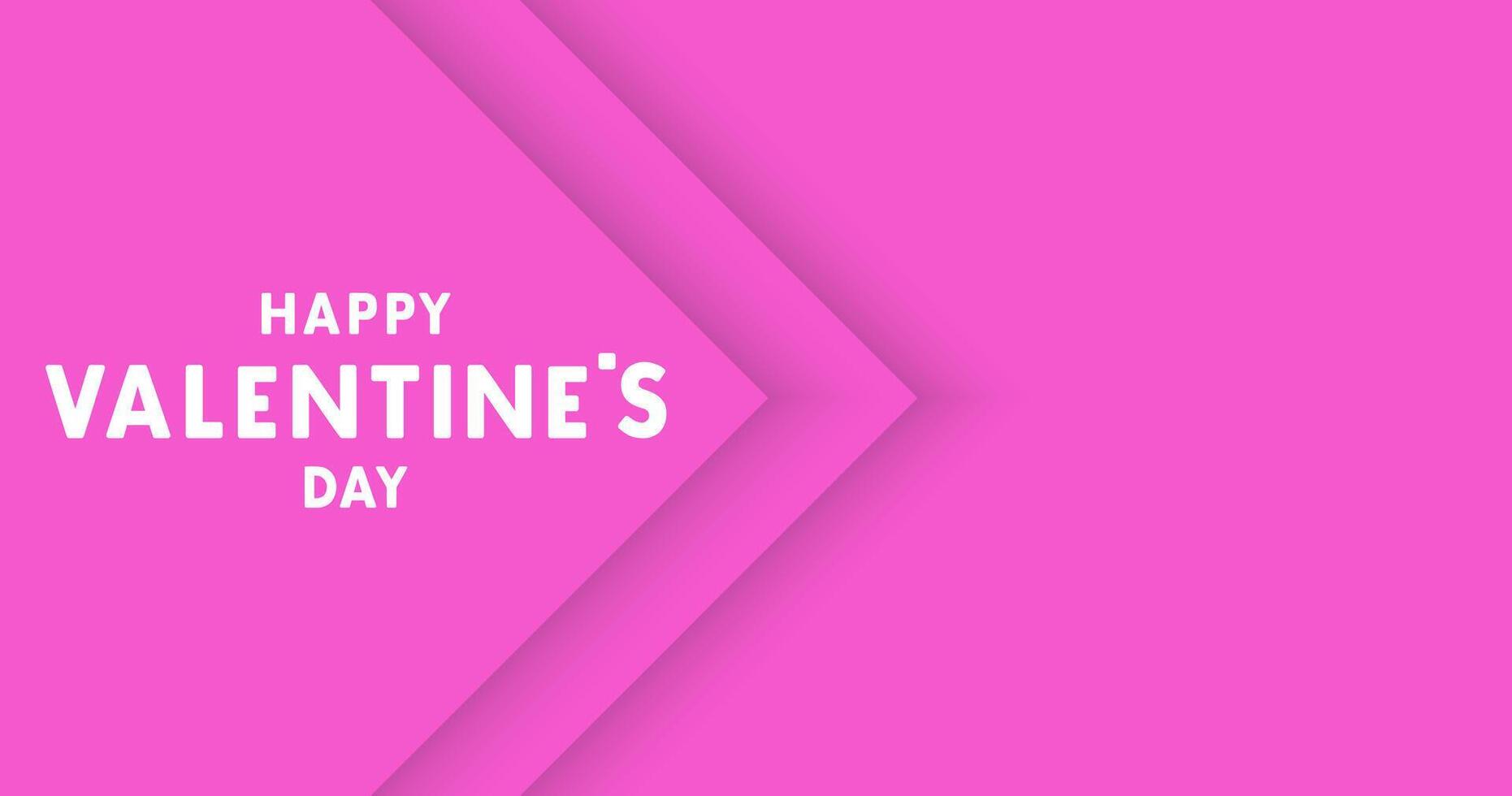 Vector pink background with text by Valentine day. Illustration with lettering in flat style. For greeting card, logo, sale, product, design