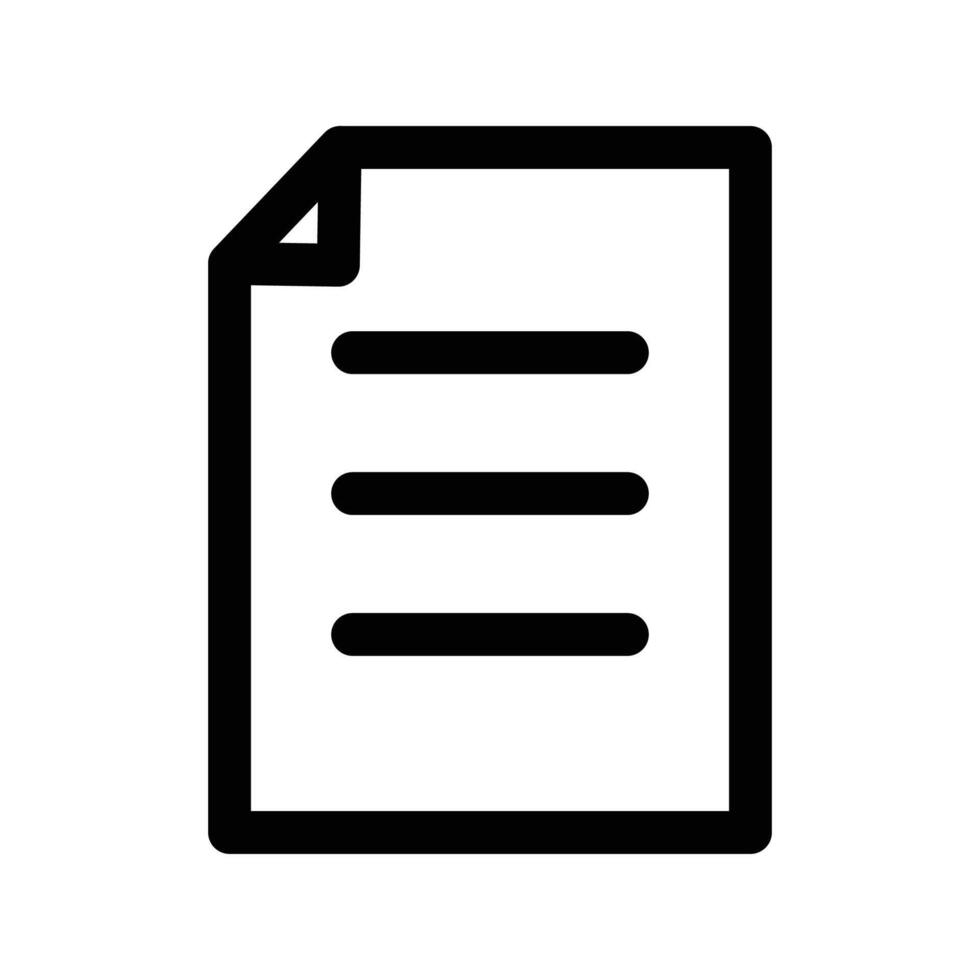 Vector paper document icon vector logo template illustration design