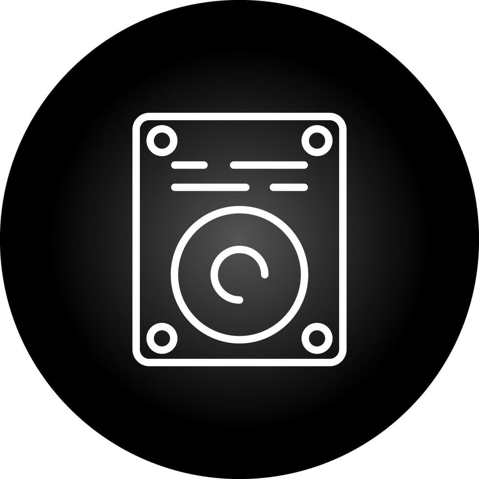 icono de vector de disco duro