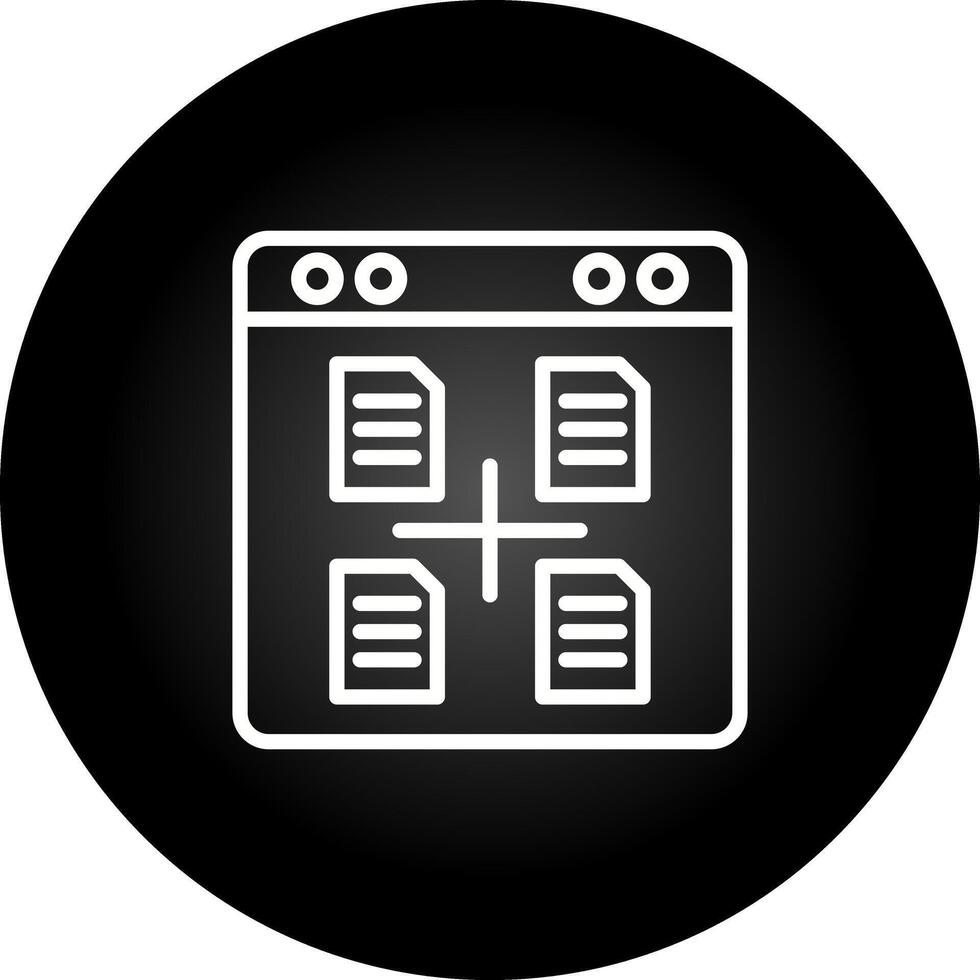 icono de vector de explorador de archivos