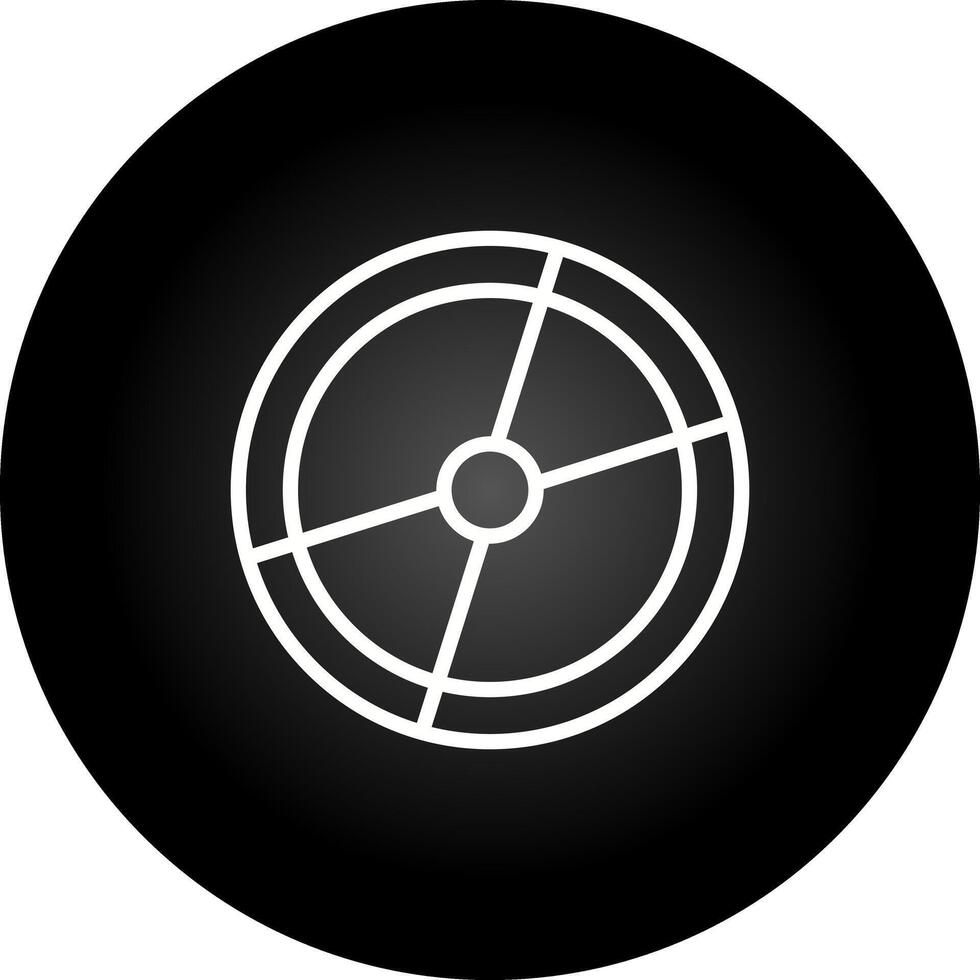 icono de vector de disco compacto