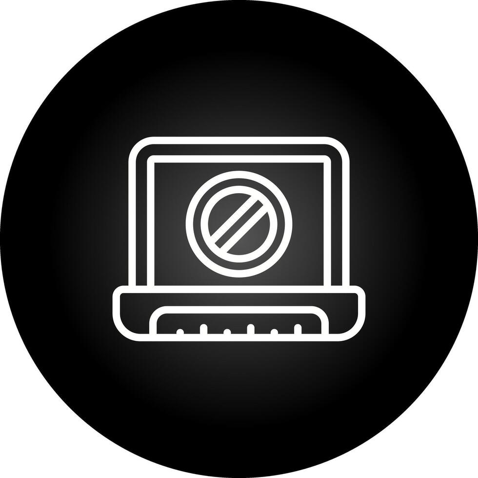 icono de vector de laptop