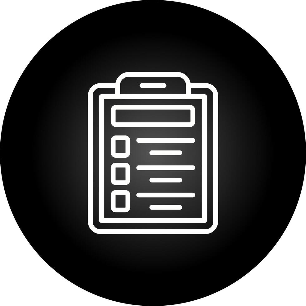 Clipboard Vector Icon