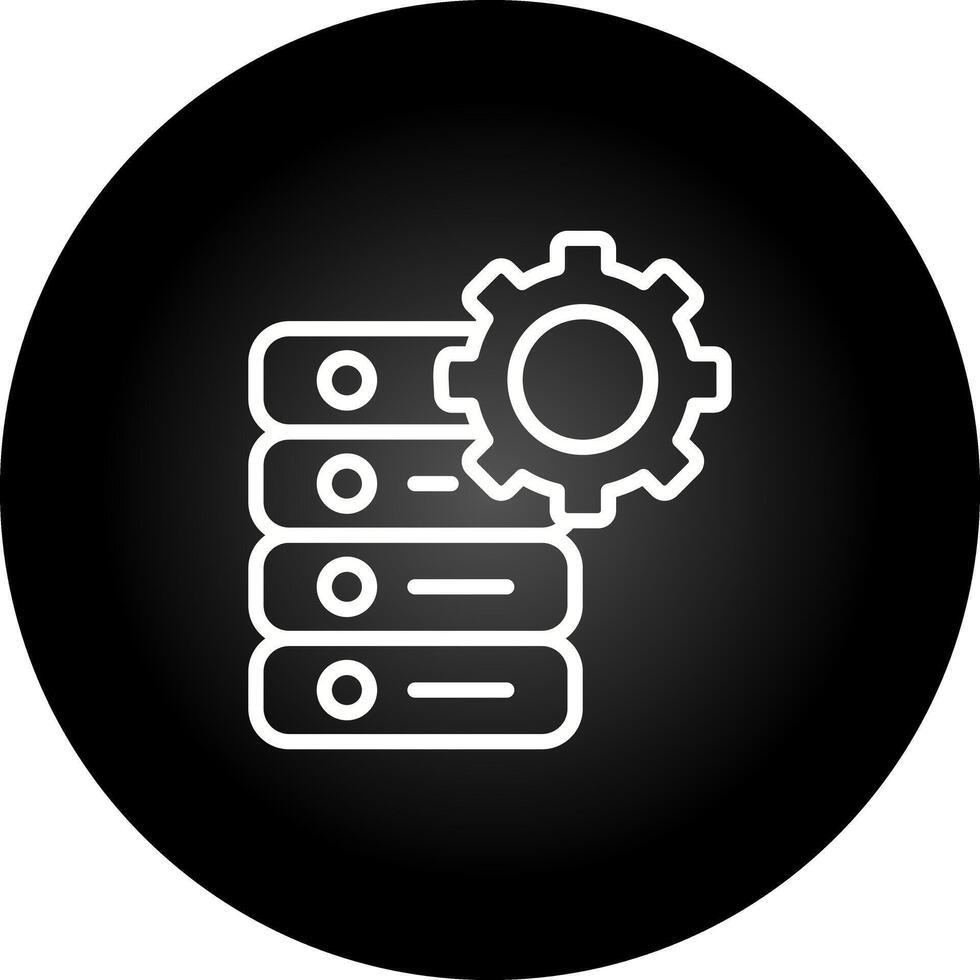 Database Management Vector Icon