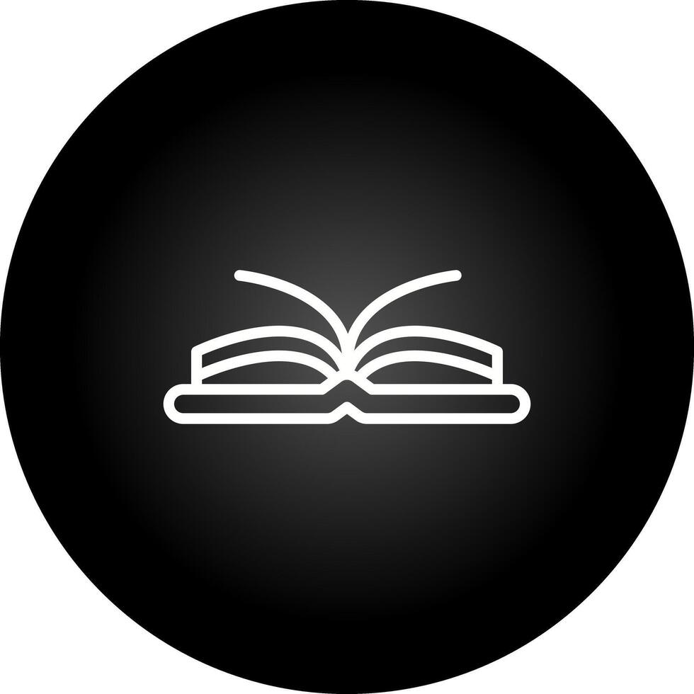 Open Book Vector Icon