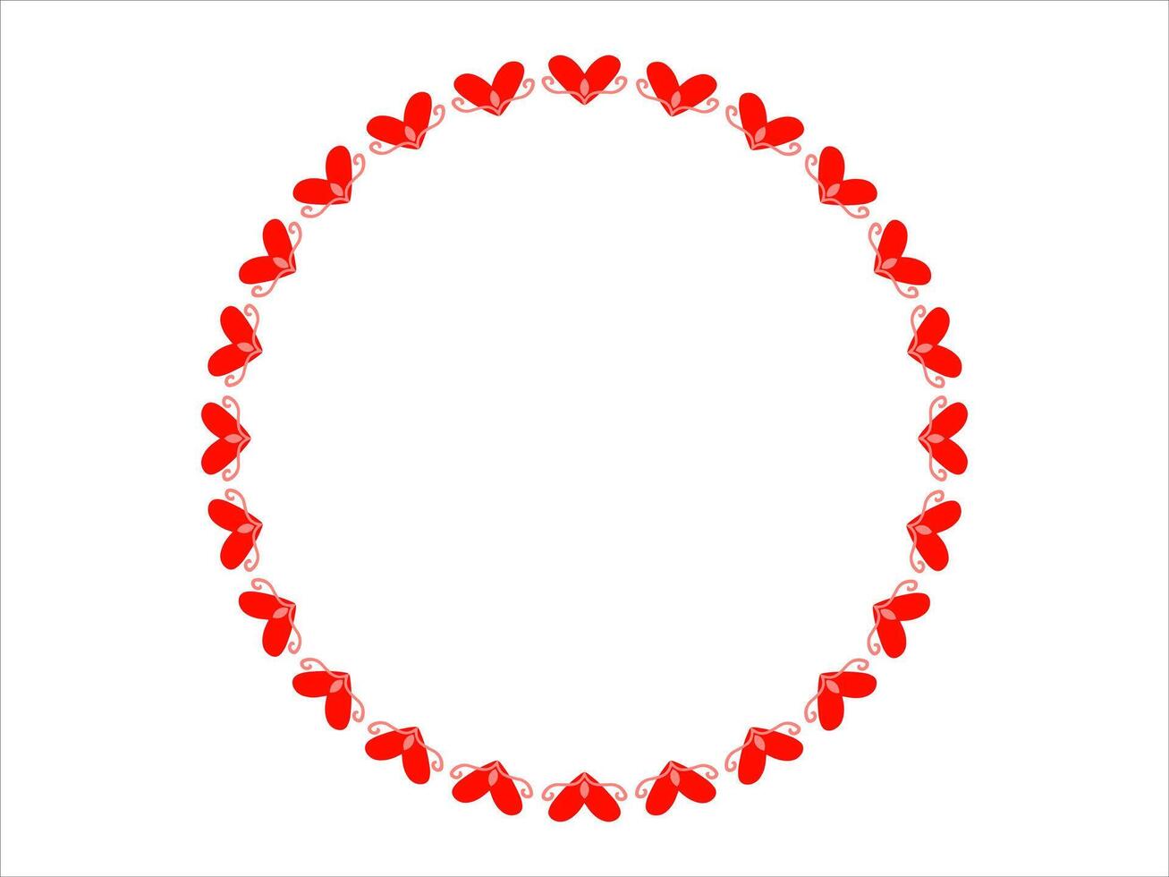 Frame Background Valentines Day Illustration vector