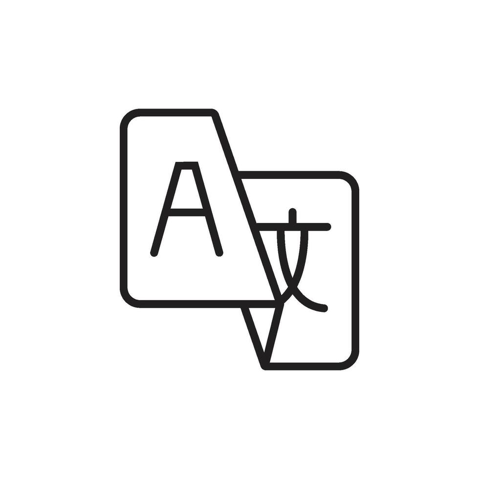 language icon vector