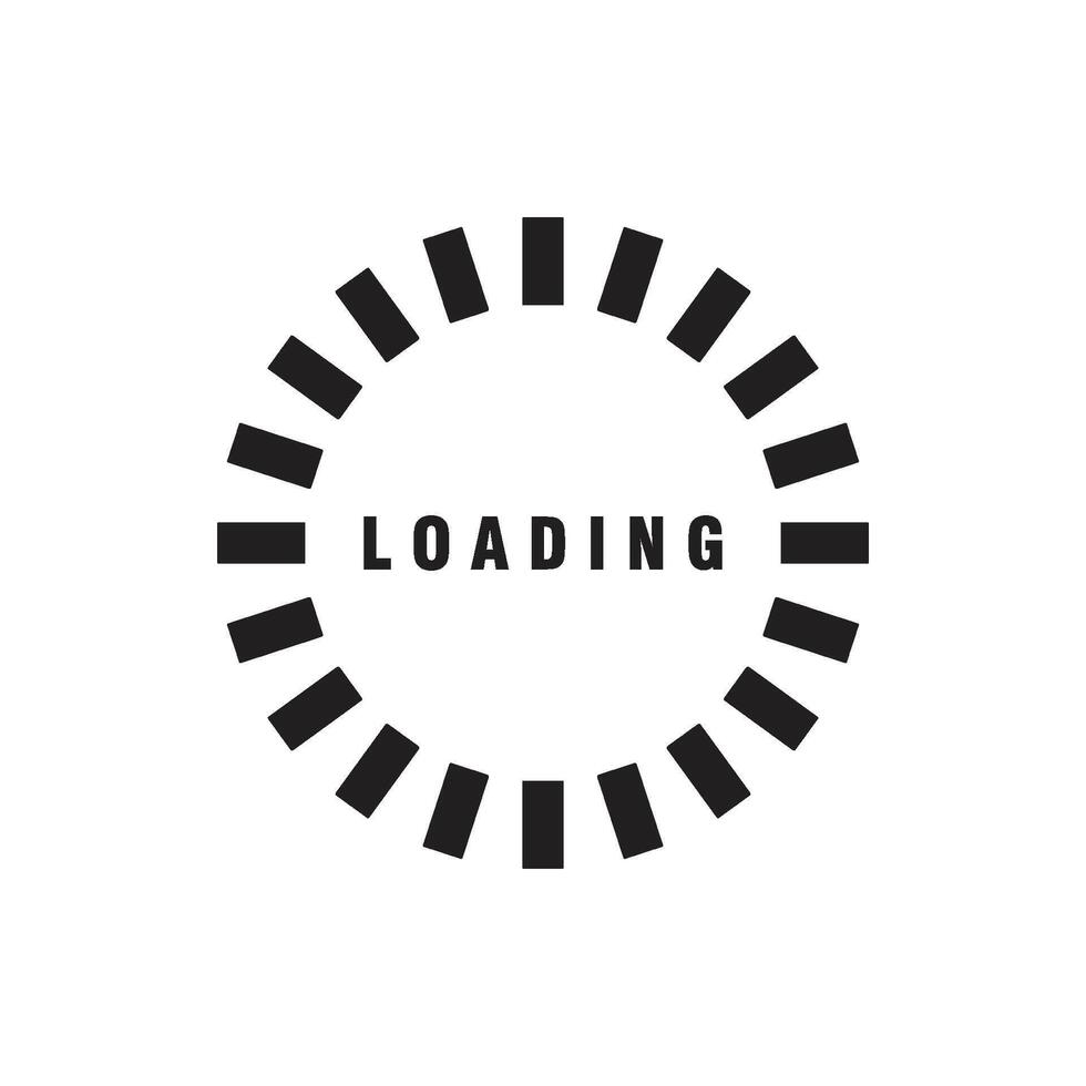 loading icon vector