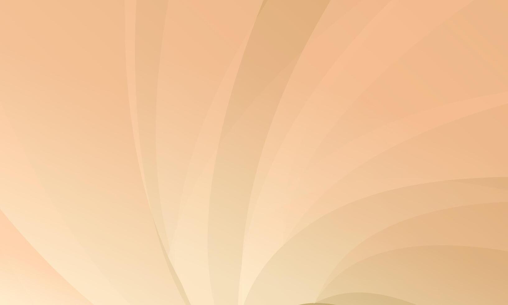 Abstract background with wavy lines in orange colors. Vector illustration.