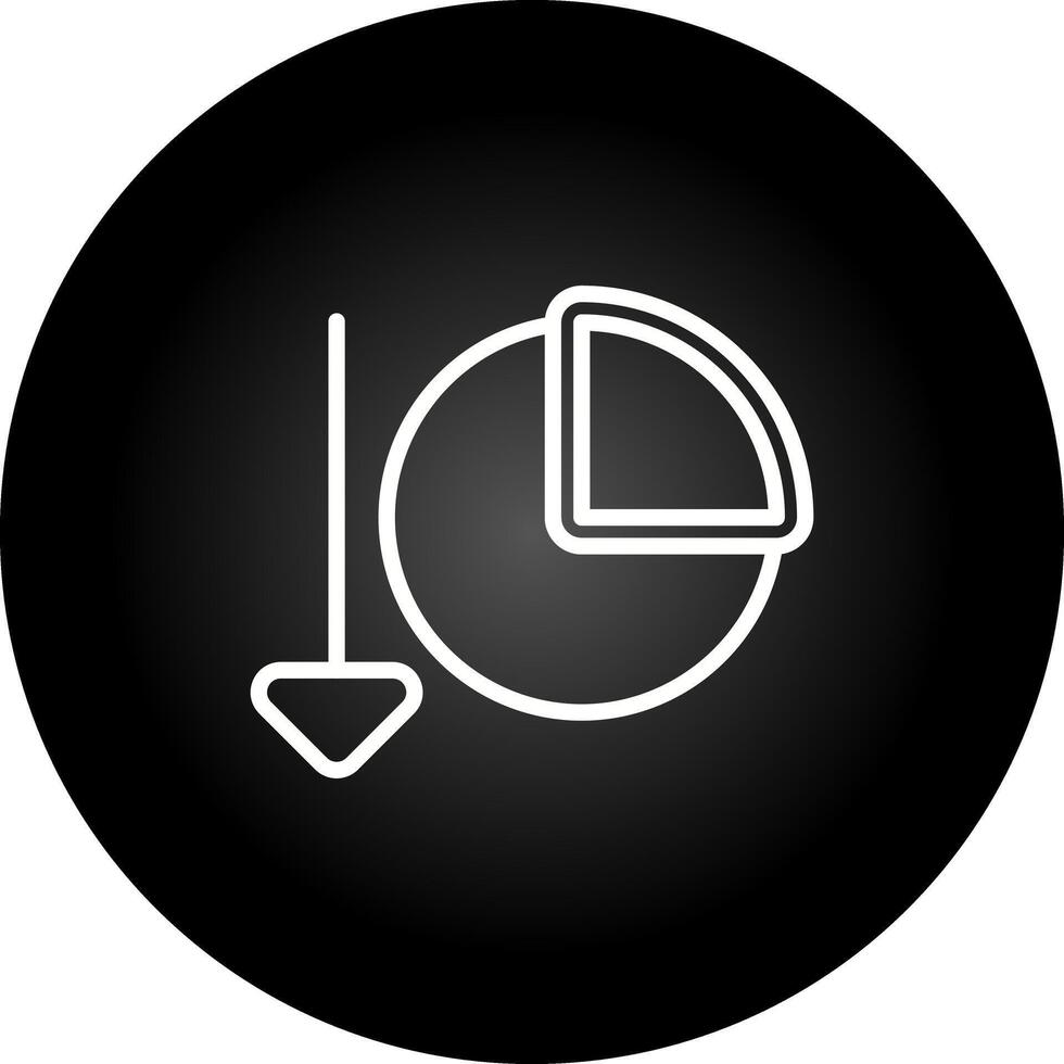 Chart Decreasing Vector Icon