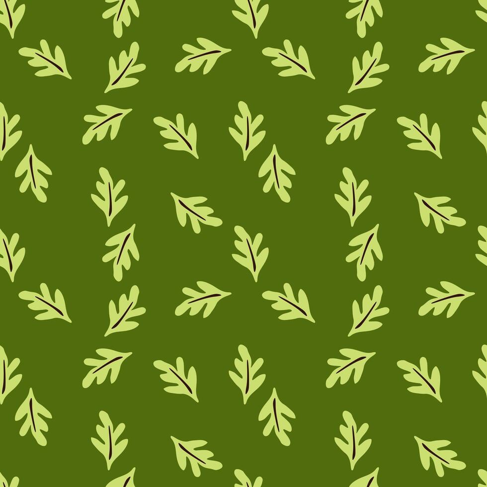 Elegant seamless leaves pattern. vector