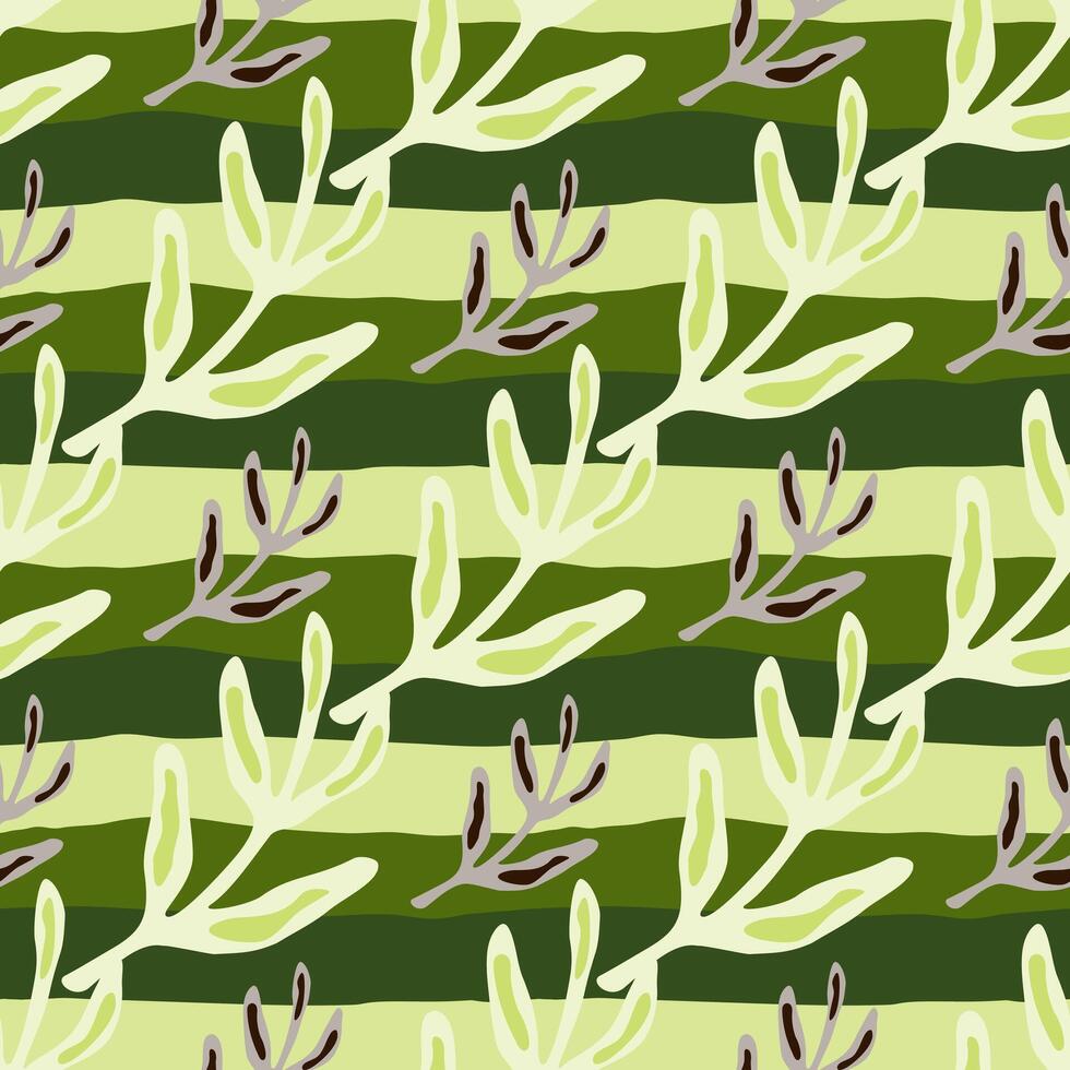 Elegant seamless leaf pattern. vector