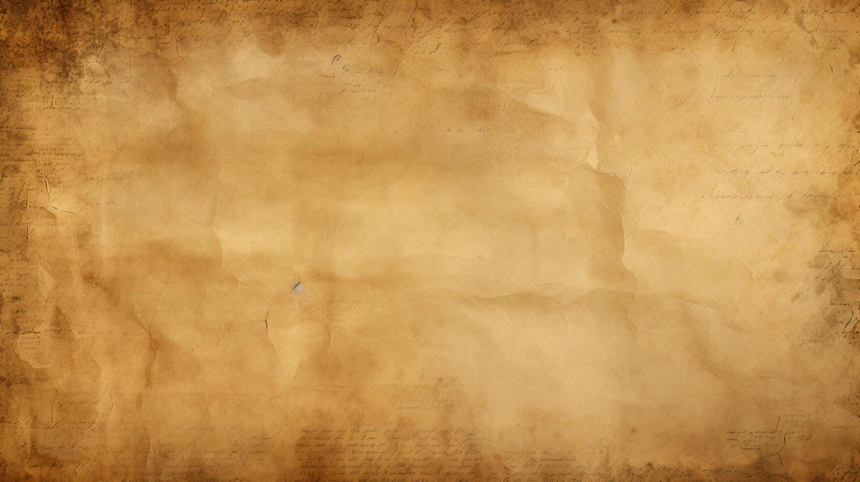 AI generated Parchment Texture Background photo