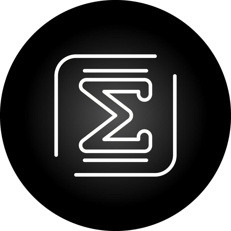 Summation Vector Icon