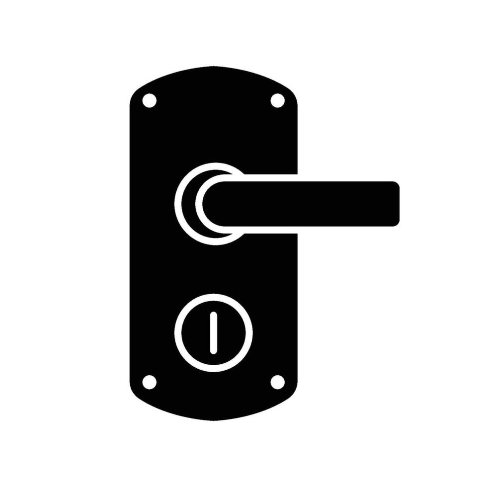 door handle icon vector design template simple and modern