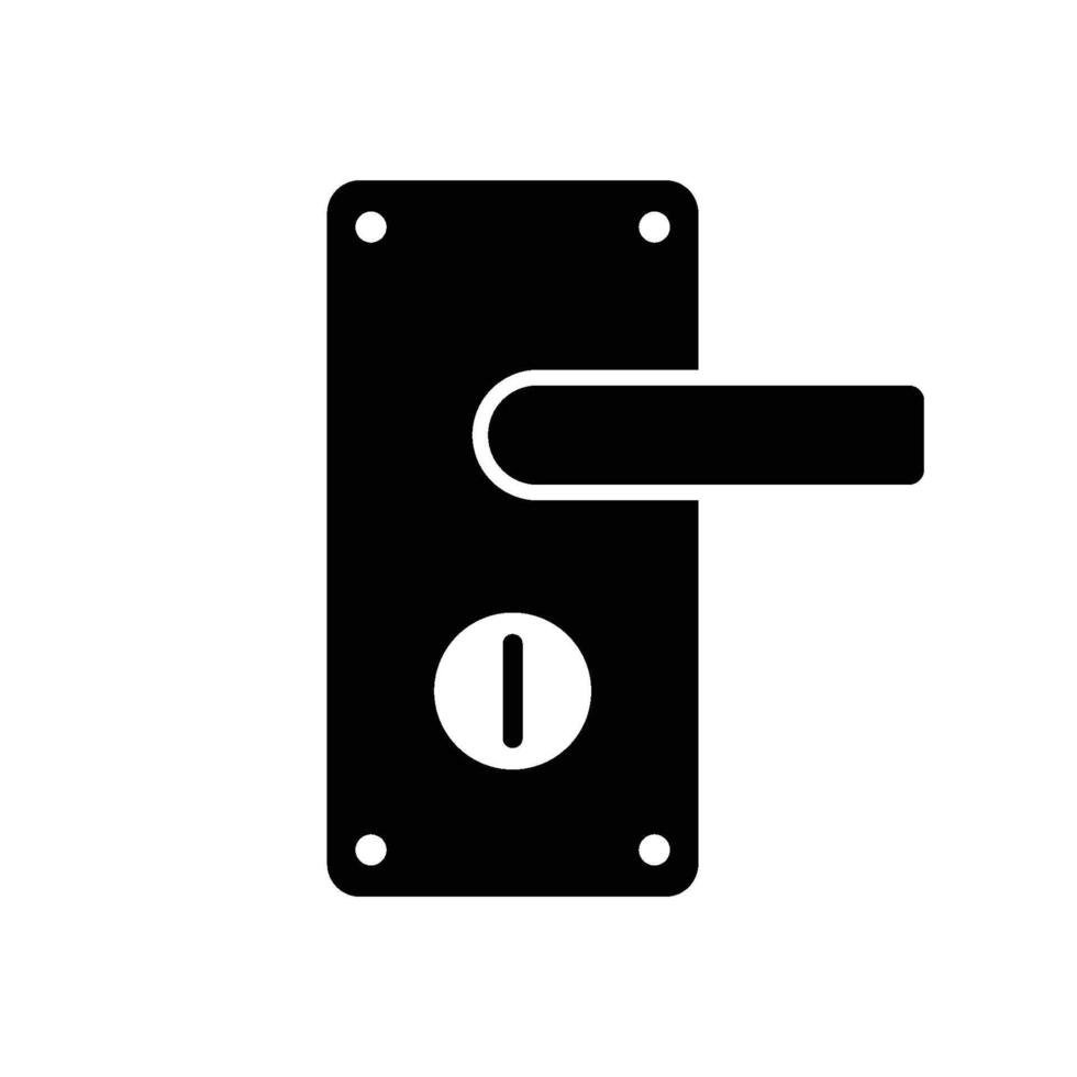door handle icon vector design template simple and modern