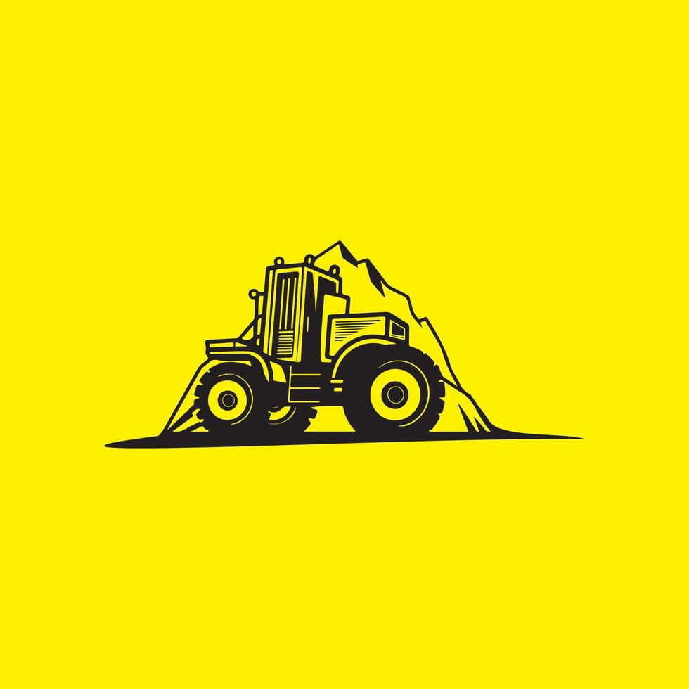 Bulldozer Logo Vector Images