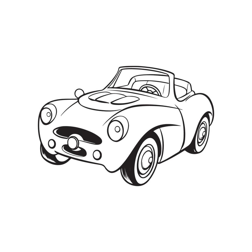 coche dibujos animados imágenes, ilustración, Arte vector