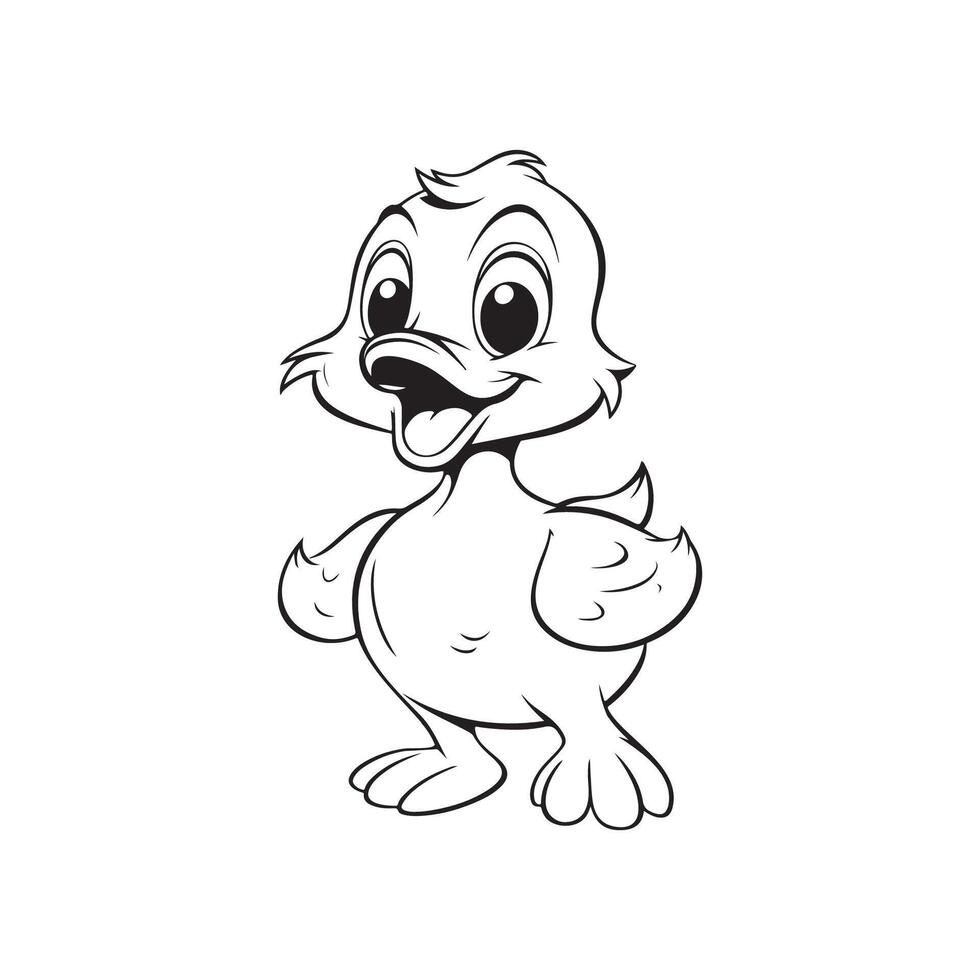 Duck Cartoon Vector Images