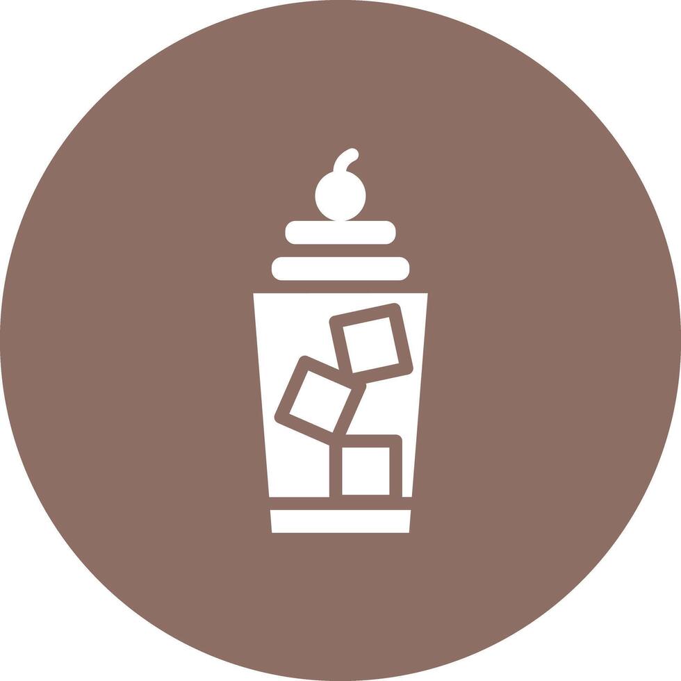 Iced Coffee Vector Icon