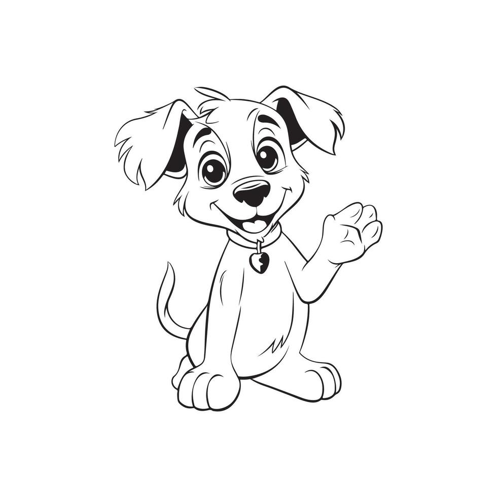 Dog Cartoon Images, Art, Design vector